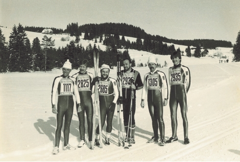 Die Skilanglaufer im Schwarzwald 1984